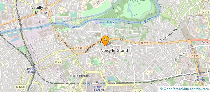 localisation de l'entreprise SYND COPR DU 5 RUE GAMBETTA  NOISY-LE-GRAND