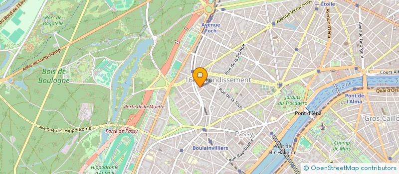 localisation de l'entreprise SYND COPR DU 5 RUE GUY DE       MAUPASSA  PARIS