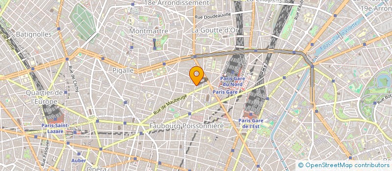 localisation de l'entreprise SYND.COPR. DU 5 RUE HAGUETTE 93 SAINT DE  PARIS