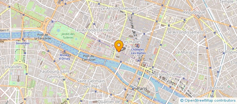 localisation de l'entreprise SYND COPR DU 5 RUE PERRAULT PARIS 1ER  PARIS