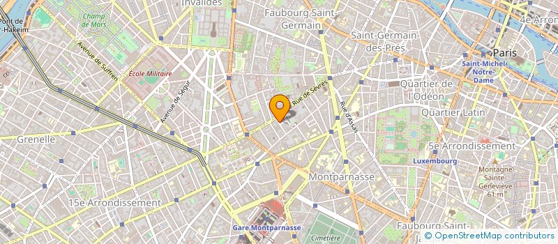 localisation de l'entreprise SYND.COPR. DU 5 RUE ST ROMAIN   75006 PA  PARIS