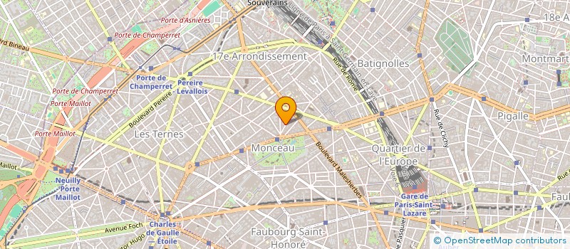 localisation de l'entreprise SYND COPR DU 5 RUE THANN 75017  PARIS RE  PARIS