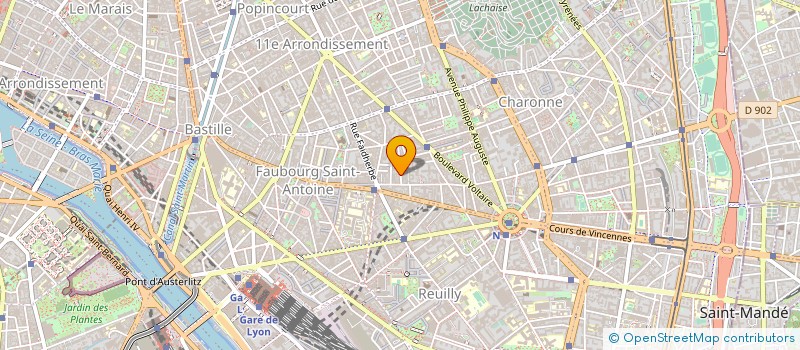 localisation de l'entreprise SYND.COPR. DU 5 RUE TITON 75011 PARIS RE  PARIS