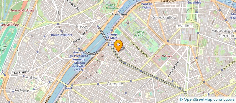 localisation de l'entreprise SYND.COPR. DU 5 SQ DESAIX 75015 PARIS RE  PARIS