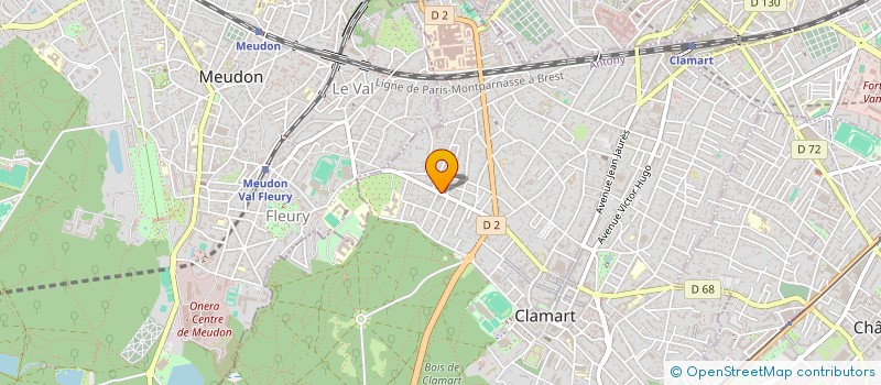 localisation de l'entreprise SYND.COPR. DU 50 AV A SCHNEIDER à CLAMART
