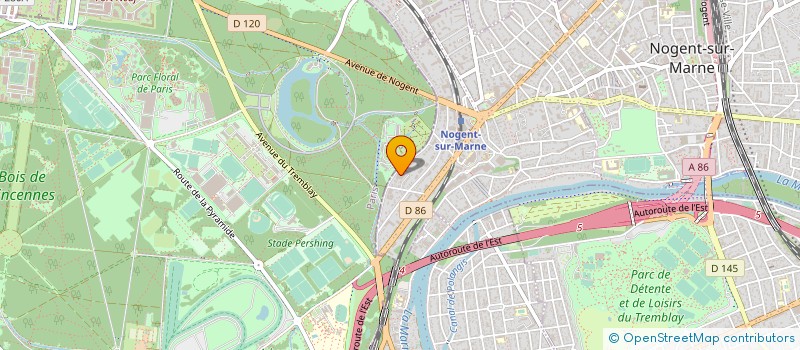 localisation de l'entreprise SYND.COPR. DU 50 AV DE LA BELLE GABRIELL à NOGENT-SUR-MARNE