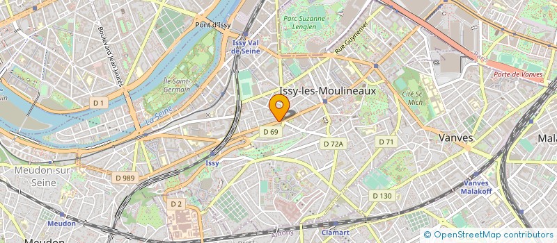 localisation de l'entreprise SYND.COPR. DU 50 AV VICTOR CRESSON à ISSY-LES-MOULINEAUX