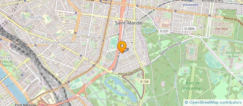 localisation de l'entreprise SYND COPR DU 50 R DE L'ALOUETTE ST MANDE à SAINT-MANDE