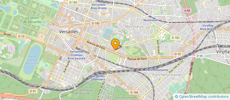 localisation de l'entreprise SYND.COPR. DU 51-53 AV DE PARIS 78 VERSA à VERSAILLES