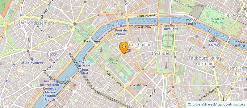 localisation de l'entreprise SYND COPR DU 51 AV DE LA BOURDON  PARIS