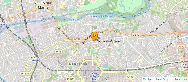 localisation de l'entreprise SYND COPR DU 51 BD SUCHET RES   LES PIOT  NOISY-LE-GRAND