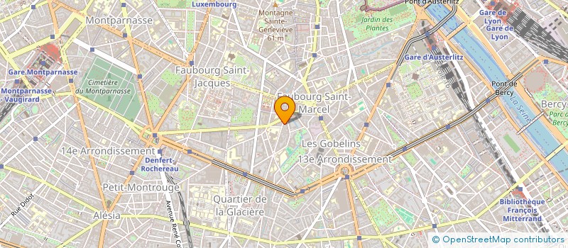 localisation de l'entreprise SYND.COPR. DU 51 RUE PASCAL PARIS 13 REP  PARIS