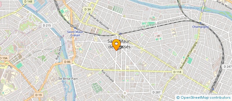 localisation de l'entreprise SYND.COPR. DU 52 AV EMILE ZOLA à SAINT-MAUR-DES-FOSSES