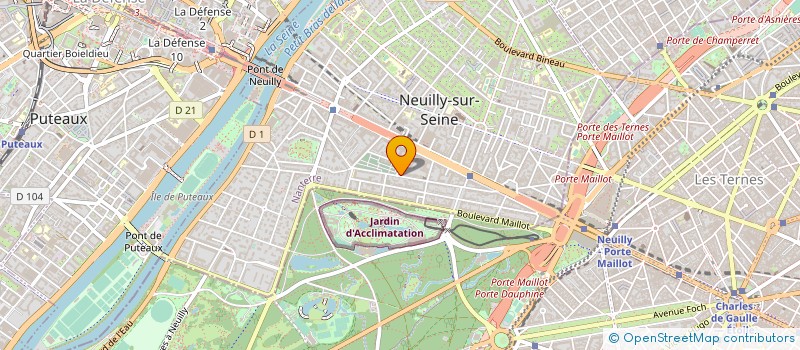localisation de l'entreprise SYND.COPR. DU 52 BIS RUE JACQUES DULUD à NEUILLY-SUR-SEINE