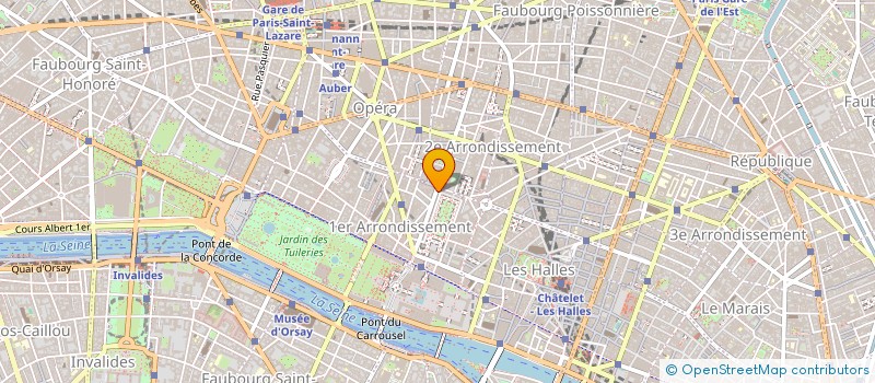 localisation de l'entreprise SYND.COPR. DU 52 RUE DE         RICHELIE  PARIS