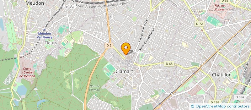 localisation de l'entreprise SYND.COPR. DU 52 RUE DE TROSY 92 CLAMART à CLAMART