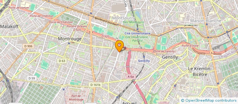 localisation de l'entreprise SYND.COPR. DU 53 AV LENINE à GENTILLY