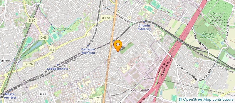 localisation de l'entreprise SYND.COPR. DU 55 A 61 RUE DE LA MUTUALIT à ANTONY