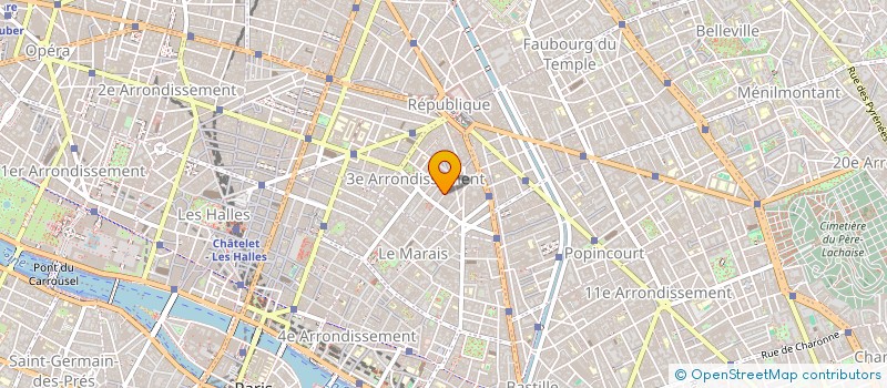 localisation de l'entreprise SYND COPR DU 55 RUE CHARLOT     75003 PA  PARIS