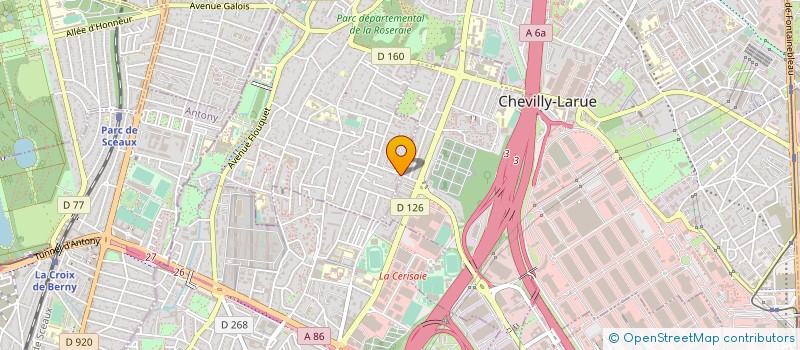 localisation de l'entreprise SYND.COPR. DU 56 56 B RUE DE FRESNES à L'HAY-LES-ROSES