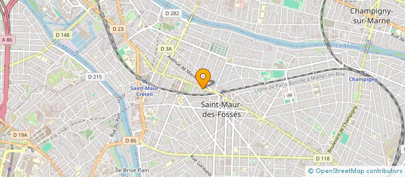 localisation de l'entreprise SYND.COPR. DU 56 RUE ROGER SALENGRO à SAINT-MAUR-DES-FOSSES