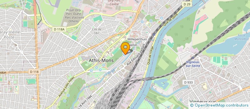 localisation de l'entreprise SYND COPR DU 57 CITE DU PARC 91 ATHIS MO à ATHIS MONS