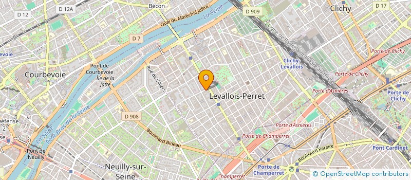 localisation de l'entreprise SYND.COPR. DU 58 RUE KLEBER à LEVALLOIS-PERRET