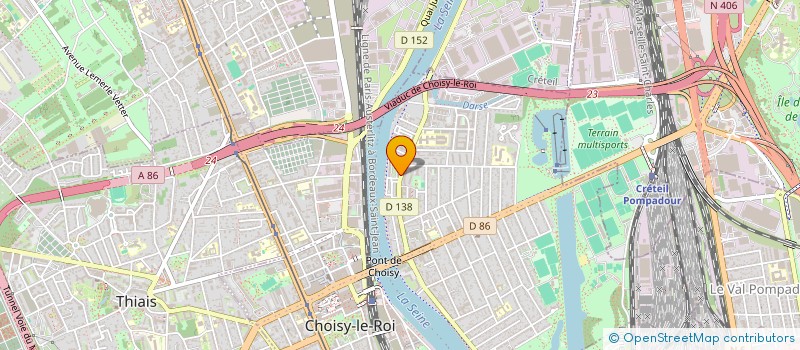 localisation de l'entreprise SYND.COPR. DU 59-71 AV. D'ALFORTVILLE 94 à CHOISY-LE-ROI