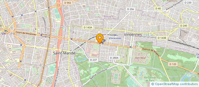 localisation de l'entreprise SYND.COPR. DU 59 AV DE PARIS 94 VINCENNE à VINCENNES