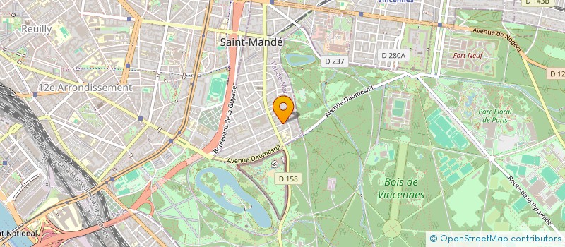 localisation de l'entreprise SYND.COPR. DU 6.8 AV. SAINTE    MARIE 94 à SAINT-MANDE