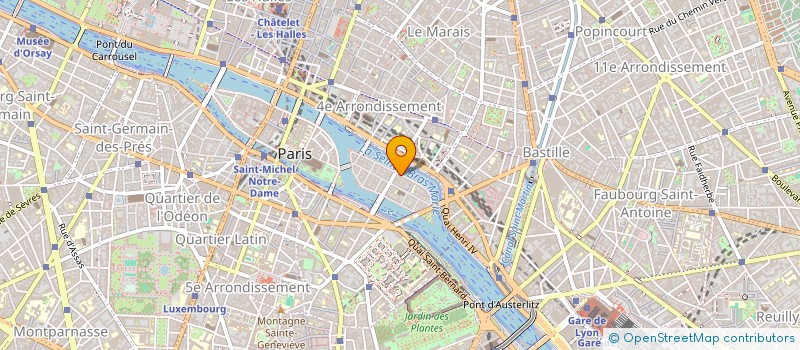 localisation de l'entreprise SYND.COPR. DU 6 8 RUE POULLETIER 75004 P  PARIS