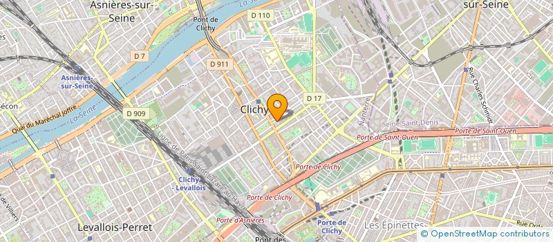 localisation de l'entreprise SYND.COPR. DU 6 AL GAMBETTA 92  CLICHY R  CLICHY