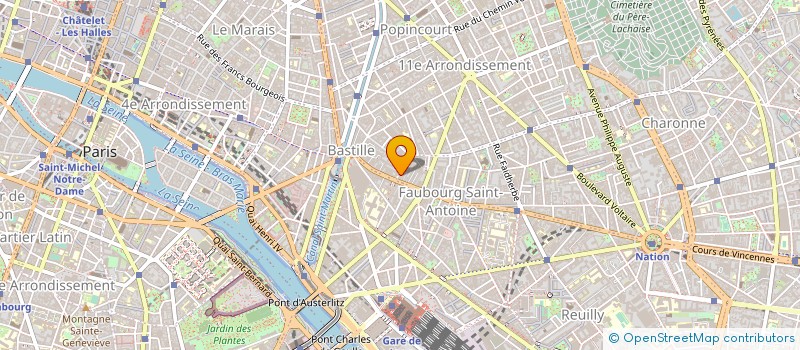 localisation de l'entreprise SYND COPR DU 6 AU 8 RUE DE CHARONNE 7501  PARIS