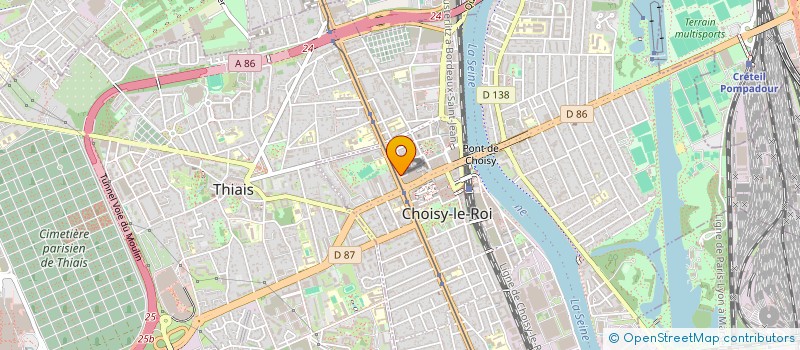 localisation de l'entreprise SYND COPR DU 6 AVE GAMBETTA 94 CHOISY L à CHOISY-LE-ROI