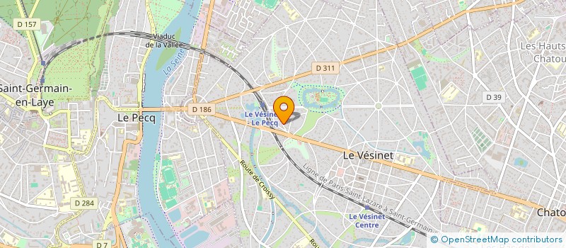 localisation de l'entreprise SYND.COPR. DU 6 AVENUE MARCEAU  78 LE VE  LE VESINET