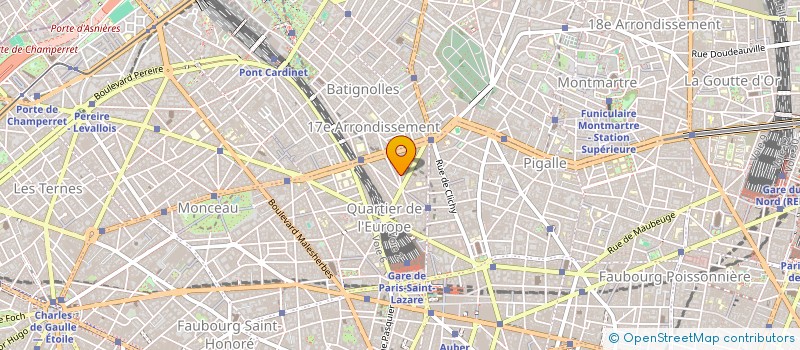 localisation de l'entreprise SYND.COPR. DU 6 B BD PEREIRE PARIS 17 RP  PARIS