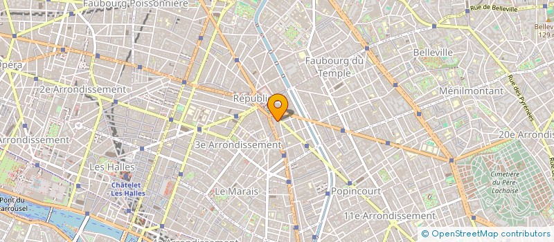 localisation de l'entreprise SYND.COPR. DU 6 BD VOLTAIRE     75011 PA  PARIS