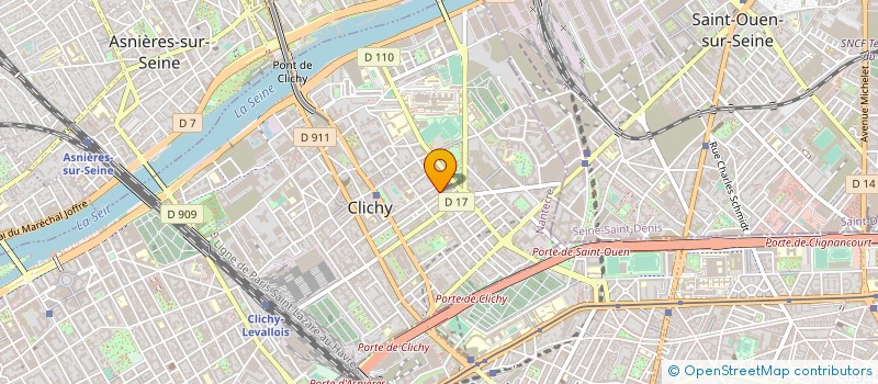 localisation de l'entreprise SYND COPR DU 6 RUE D ALSACE ET DU 3 RUE à CLICHY