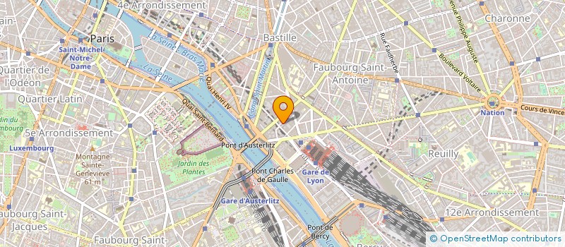 localisation de l'entreprise SYND.COPR. DU 6 RUE D AUSTERLITZ 75012 P  PARIS