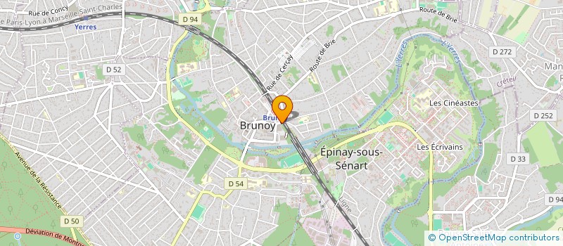 localisation de l'entreprise SYND.COPR. DU 6 RUE DE LA COMMUNE DE PAR à BRUNOY