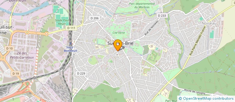 localisation de l'entreprise SYND.COPR. DU 6 RUE DE LA PORTE  SUCY-EN-BRIE