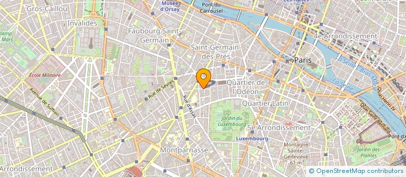 localisation de l'entreprise SYND.COPR. DU 6 RUE DE MEZIERES 75006 PA  PARIS