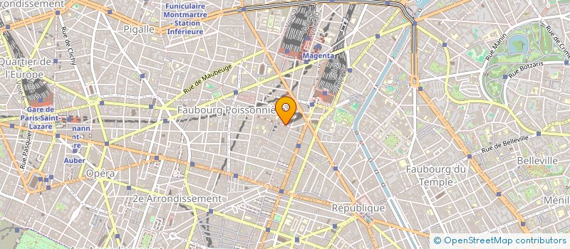 localisation de l'entreprise SYND COPR DU 6 RUE DE PARADIS   75010 PA  PARIS