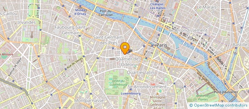 localisation de l'entreprise SYND COPR DU 6 RUE DES 4 VENTS  75006 PA  PARIS