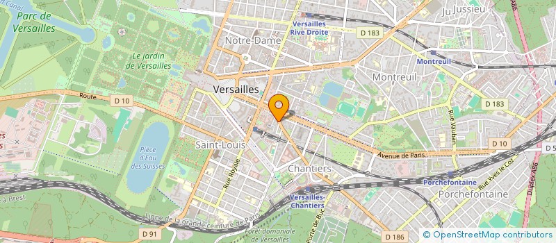 localisation de l'entreprise SYND.COPR. DU 6 RUE DES ETATS GENERAUX à VERSAILLES