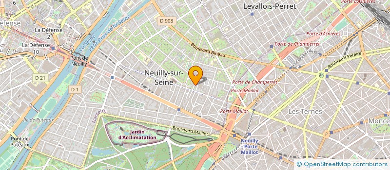 localisation de l'entreprise SYND.COPR. DU 6 RUE DU GENERAL CORDONNI à NEUILLY-SUR-SEINE