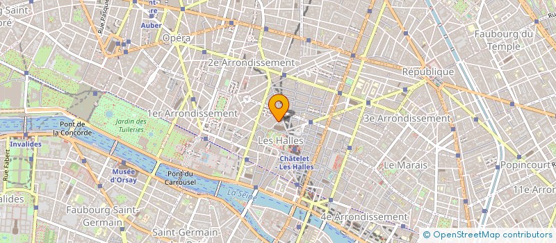 localisation de l'entreprise SYND.COPR. DU 6 RUE DU JOUR 75001 PARIS  PARIS