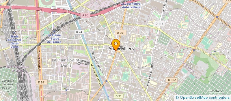 localisation de l'entreprise SYND COPR DU 6 RUE FERRAGUS 93  AUBERVIL  AUBERVILLIERS