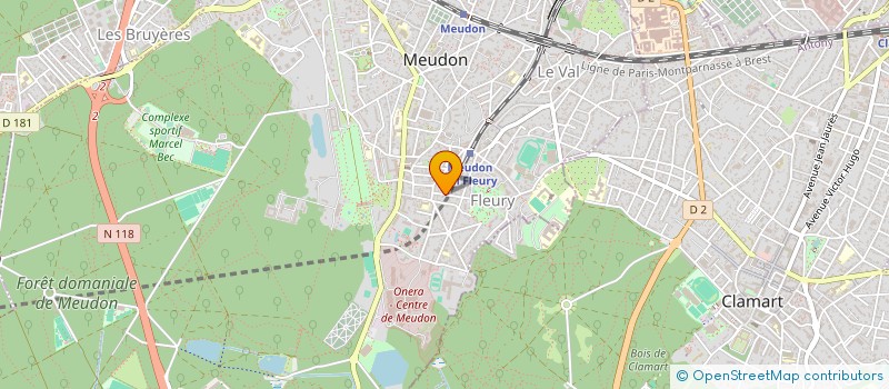 localisation de l'entreprise SYND COPR DU 6 RUE FLEURY PANCKOUKE à MEUDON