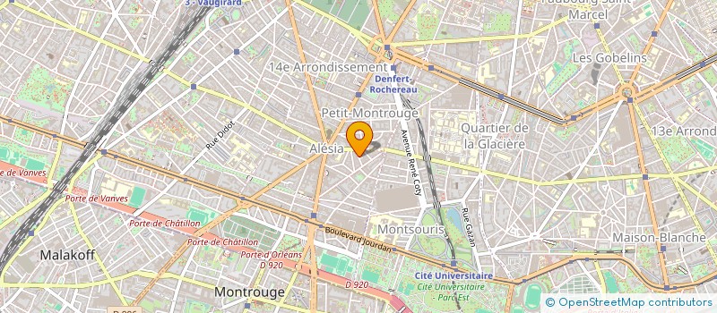localisation de l'entreprise SYND COPR DU 6 RUE LACAZE 75014 PARIS RE  PARIS